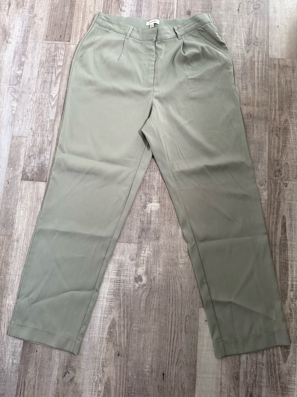 Max Studio women Straight-Leg Pants in Sage